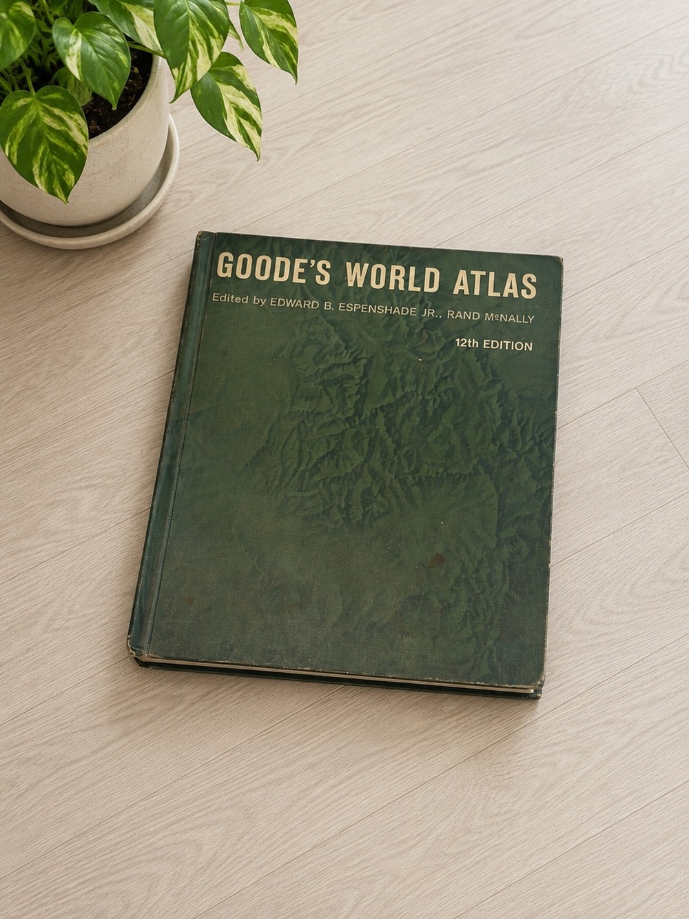 Vintage Goode's World Atlas 12th Edition Rand McNally Geography‎ Reference Book